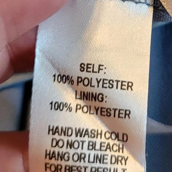 Lulu's Smoky Blue Backless Chiffon Cocktail Dress - Picture 11 of 13